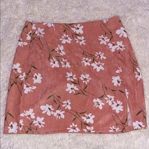 Pink flower skirt from shien